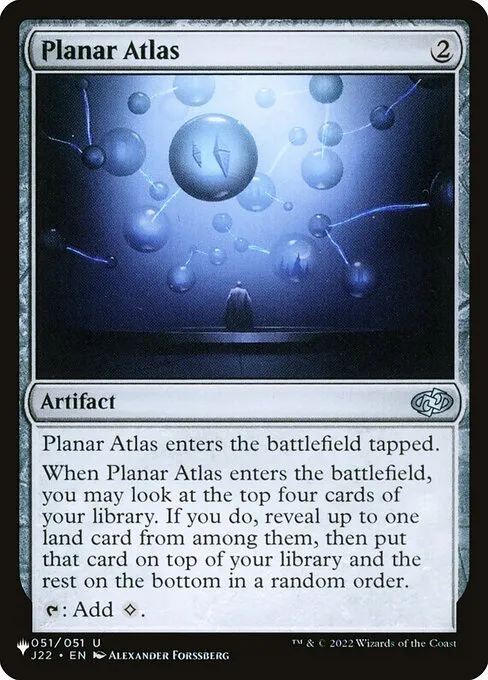 Planar Atlas · The List J22-51/5050