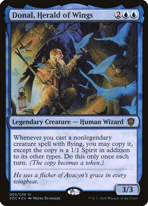 Donal, Herald of Wings · Crimson Vow Commander 3/188