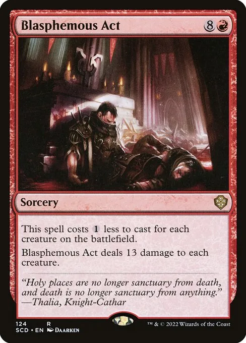 Blasphemous Act · Starter Commander Decks 124/352