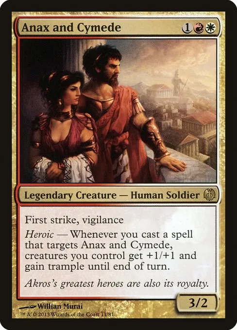 Anax and Cymede · Duel Decks: Heroes vs. Monsters 11/81