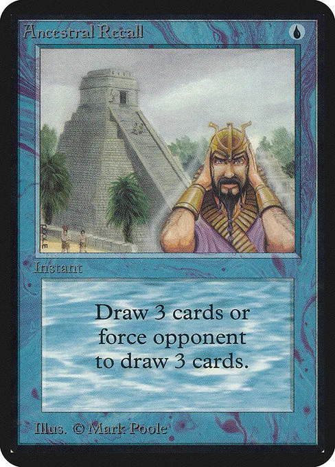 Ancestral Recall · Limited Edition Alpha 47/295
