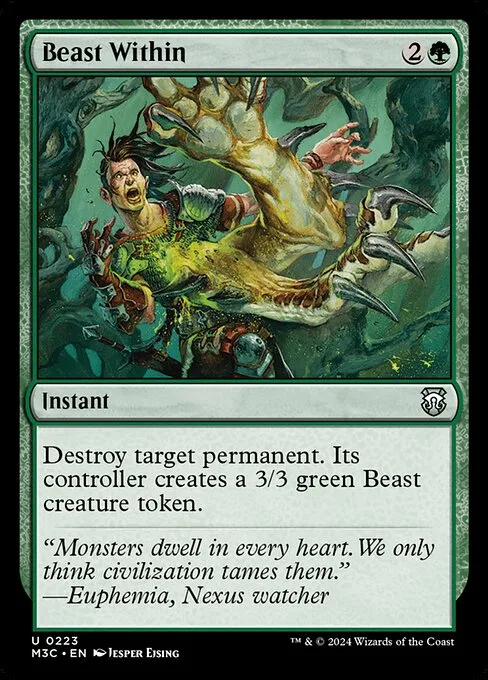 Beast Within · Modern Horizons 3 Commander 223/398