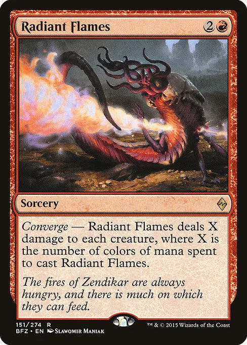 Radiant Flames · Battle for Zendikar 151/299