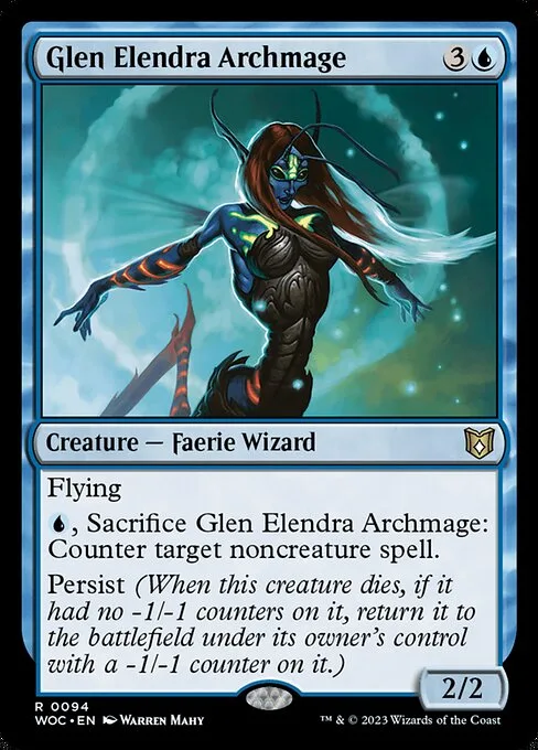 Glen Elendra Archmage · Wilds of Eldraine Commander 94/173