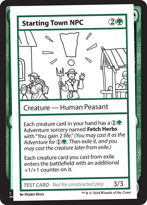 Starting Town NPC · Mystery Booster 2 585/385