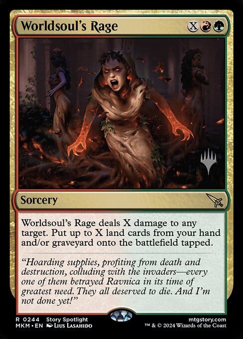 Worldsoul's Rage · Murders at Karlov Manor Promos 244p/180