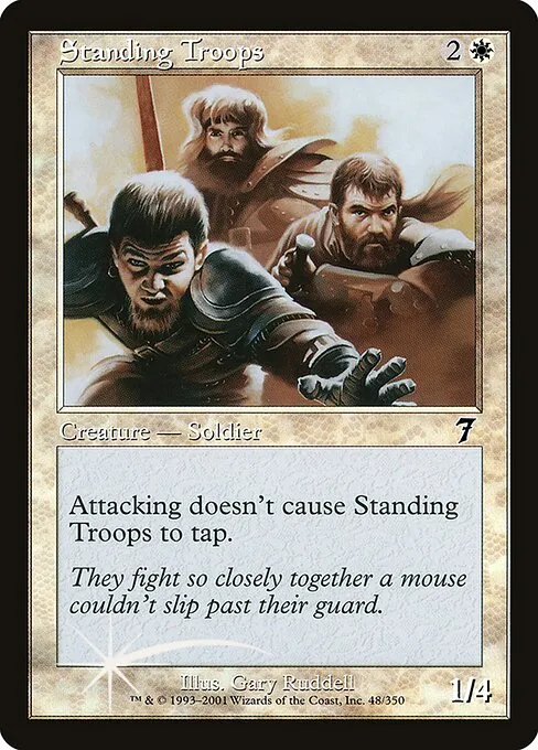 Standing Troops · Seventh Edition 48★/708
