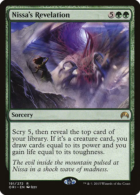 Nissa's Revelation · Magic Origins 191/288