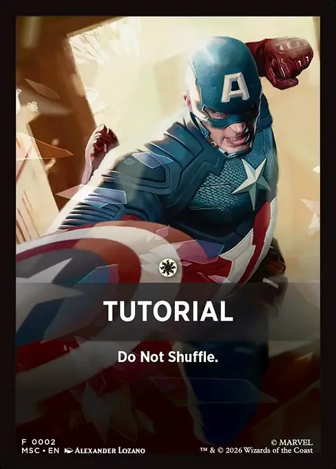 Tutorial · Marvel Super Heroes Jumpstart Front Cards 2/61