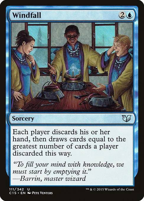 Windfall · Commander 2015 111/342