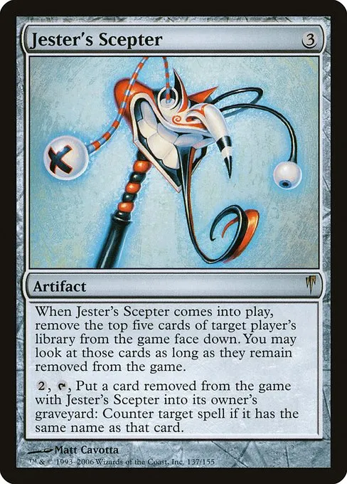 Jester's Scepter · Coldsnap 137/155