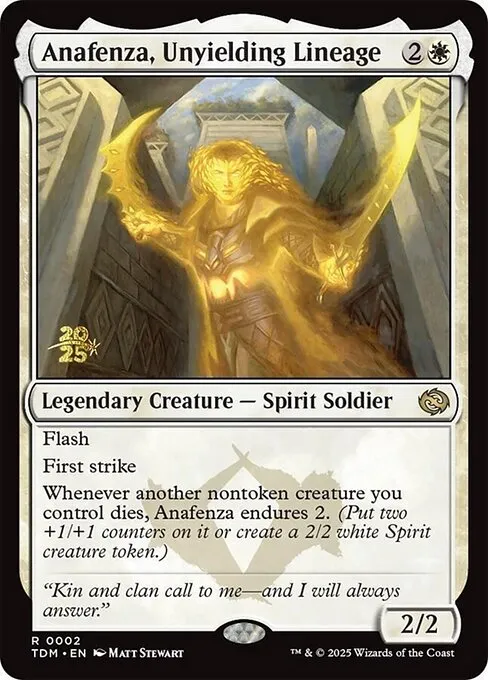 Anafenza, Unyielding Lineage · Tarkir: Dragonstorm Promos 2s/160