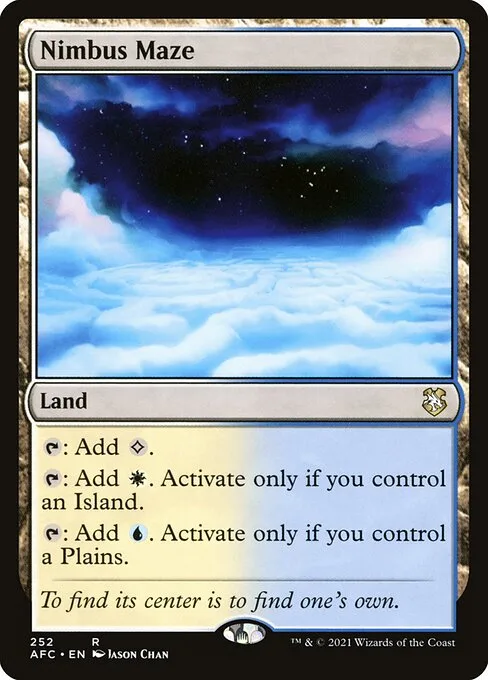 Nimbus Maze · Forgotten Realms Commander 252/331
