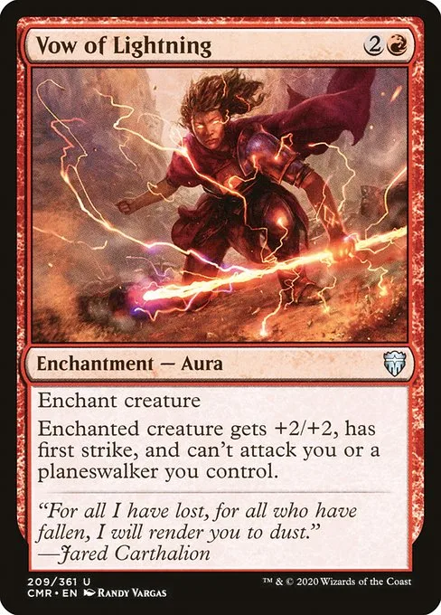 Vow of Lightning · Commander Legends 209/718