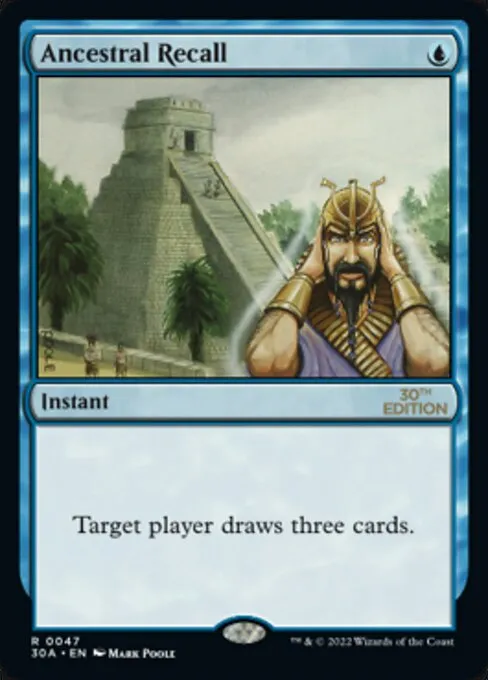 Ancestral Recall · 30th Anniversary Edition 47/594