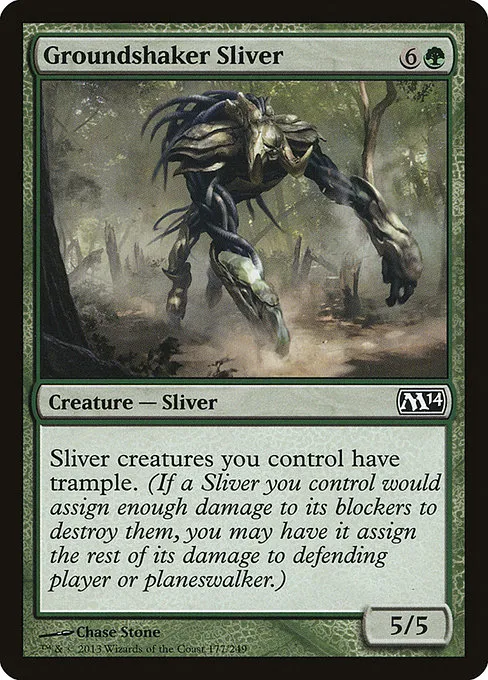 Groundshaker Sliver · Magic 2014 177/249