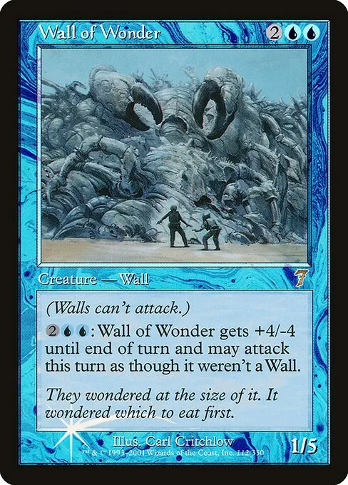 Wall of Wonder · Seventh Edition 112★/708
