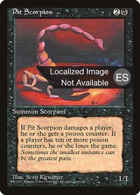 Pit Scorpion · Fourth Edition Foreign Black Border 153/378