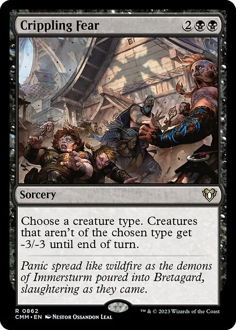 Crippling Fear · Commander Masters 862/1067