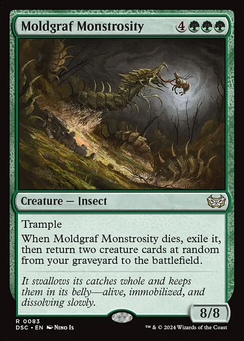Moldgraf Monstrosity · Duskmourn: House of Horror Commander 83/373