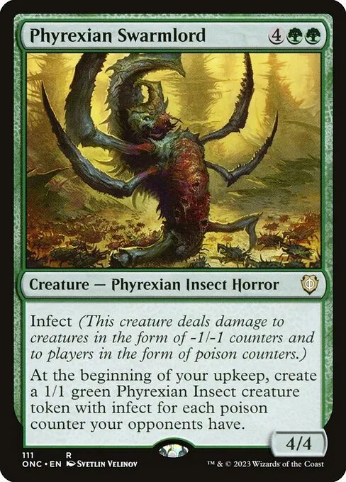 Phyrexian Swarmlord · Phyrexia: All Will Be One Commander 111/174