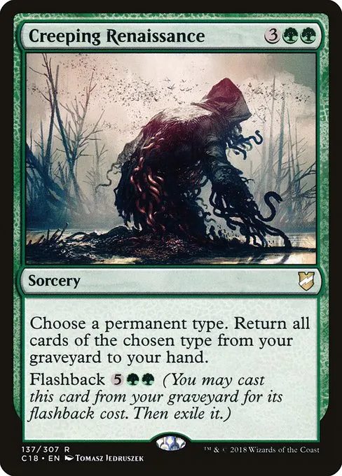 Creeping Renaissance · Commander 2018 137/307