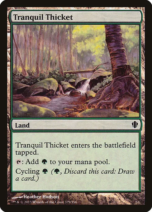 Tranquil Thicket · Commander 2013 329/356