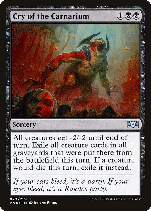 Cry of the Carnarium · Ravnica Allegiance 70/273