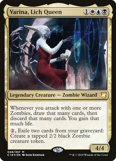 Varina, Lich Queen · Commander 2018 48/307