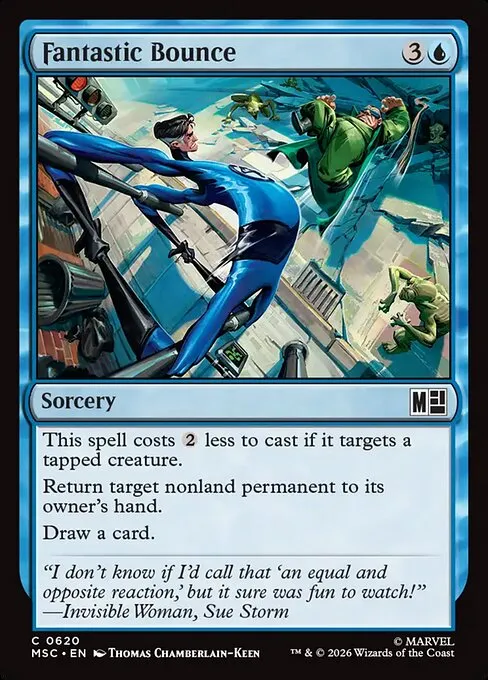 Fantastic Bounce · Marvel Super Heroes Commander 620/9