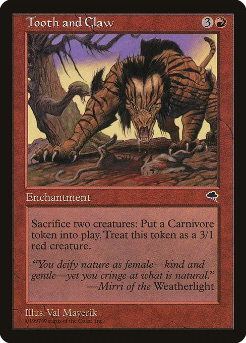 Tooth and Claw · Tempest 210/350