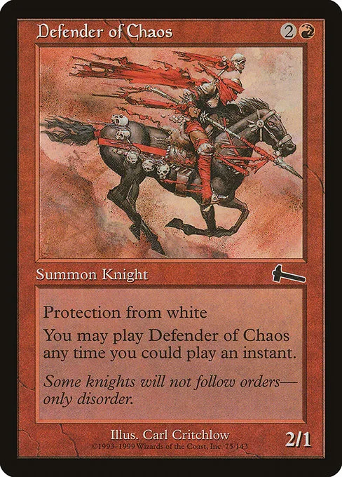 Defender of Chaos · Urza's Legacy 75/143