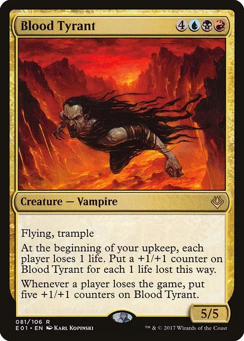Blood Tyrant · Archenemy: Nicol Bolas 81/106