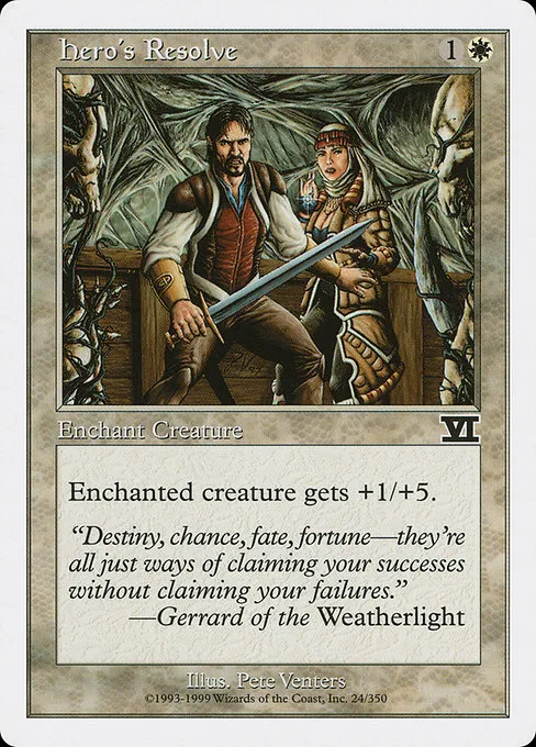 Hero's Resolve · Classic Sixth Edition 24/351