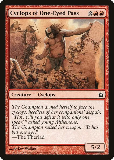 Cyclops of One-Eyed Pass · Born of the Gods 90/165