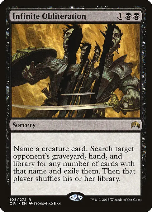 Infinite Obliteration · Magic Origins 103/288