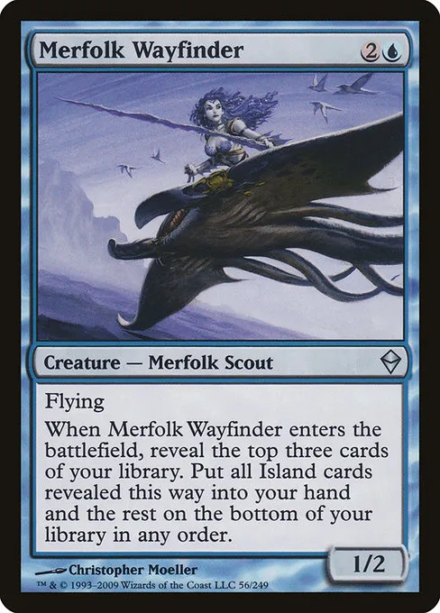 Merfolk Wayfinder · Zendikar 56/269