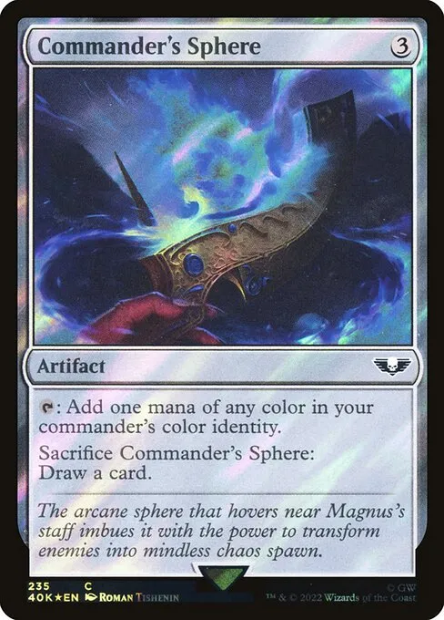 Commander's Sphere · Warhammer 40,000 Commander 235★/617
