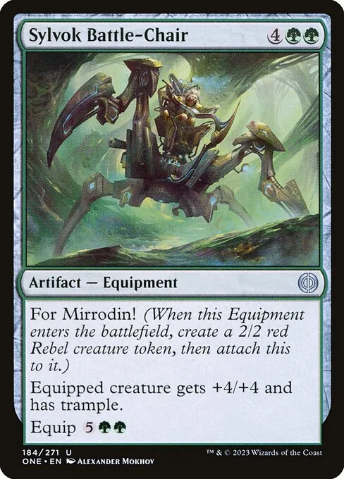 Sylvok Battle-Chair · Phyrexia: All Will Be One 184/479