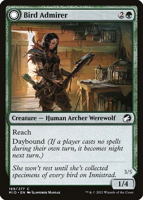 Bird Admirer // Wing Shredder · Innistrad: Midnight Hunt 169/399