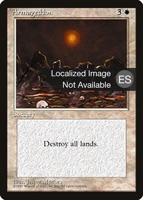 Armageddon · Fourth Edition Foreign Black Border 5/378