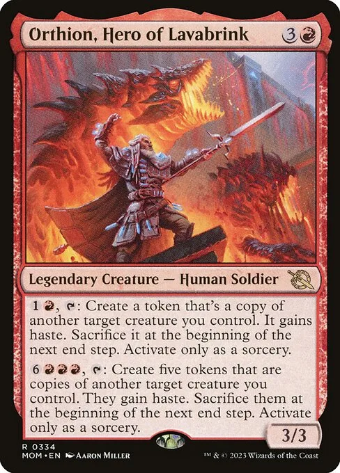 Orthion, Hero of Lavabrink · March of the Machine 334/387