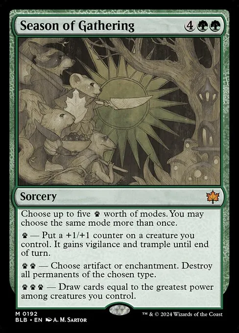 Season of Gathering · Bloomburrow 192/398