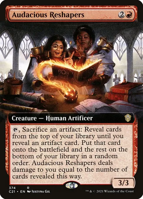 Audacious Reshapers · Commander 2021 374/409