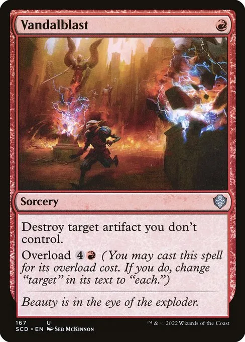 Vandalblast · Starter Commander Decks 167/352