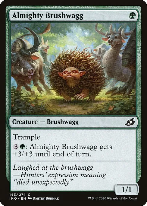 Almighty Brushwagg · Ikoria: Lair of Behemoths 143/390