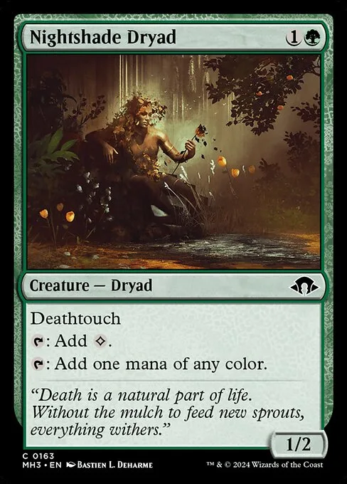 Nightshade Dryad · Modern Horizons 3 163/528