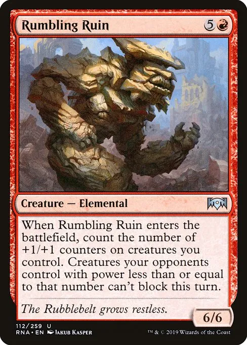 Rumbling Ruin · Ravnica Allegiance 112/273