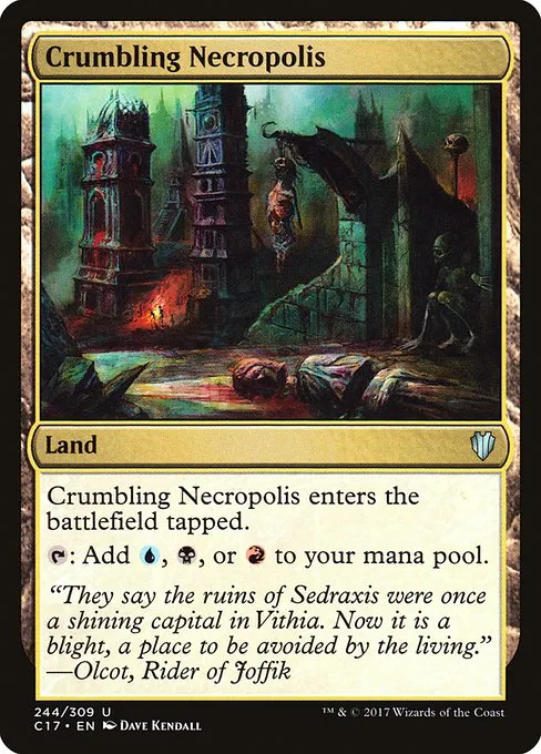Crumbling Necropolis · Commander 2017 244/309