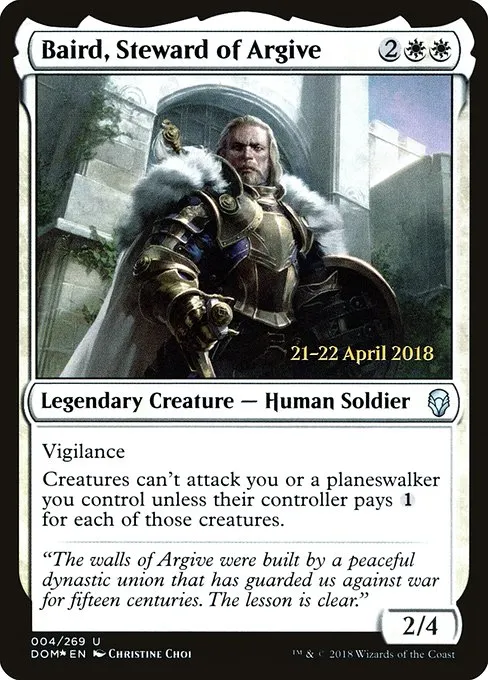 Baird, Steward of Argive · Dominaria Promos 4s/118